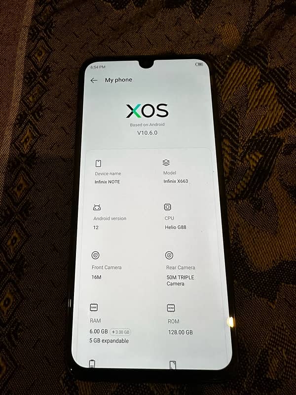 Infinix Note 12 G88 with Box 1