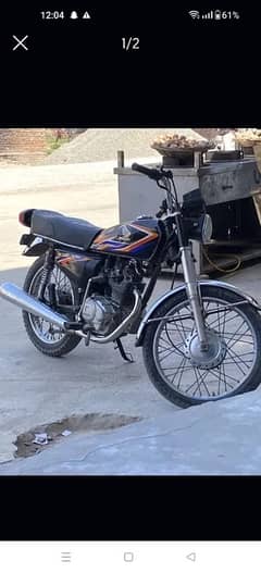 Honda 125 (2018) model black clour argent  need money document clear