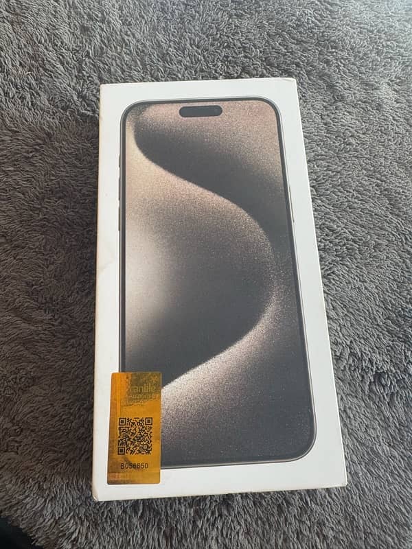 iphone 15pro max pta approved 256gp 5