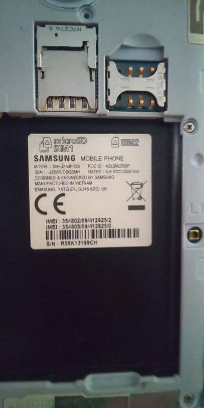 Samsung grand prime pro j250 f bord 1