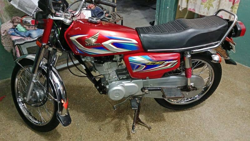 Honda CG125 Red 2022 0