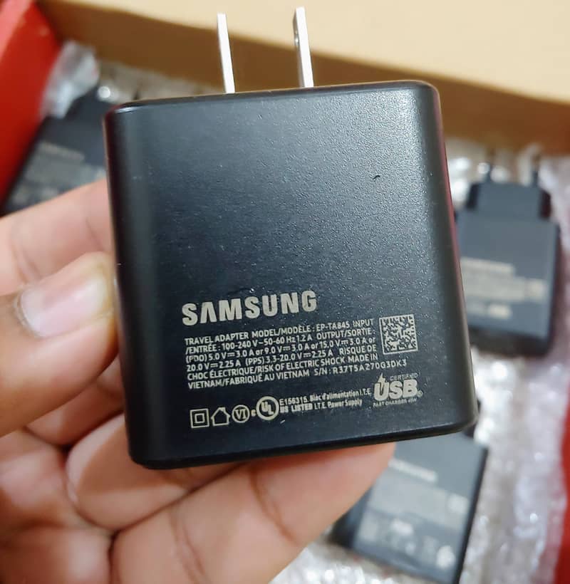 Samsung 45W Original Super Fast Charger Galaxy S22 s23 S24 Ultra watt 5