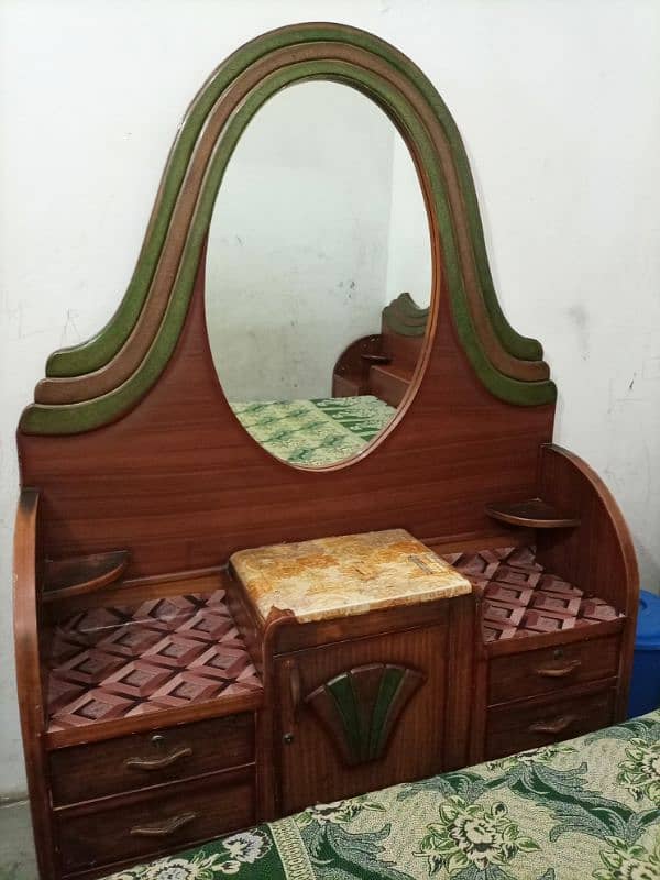 wooden bed set 0