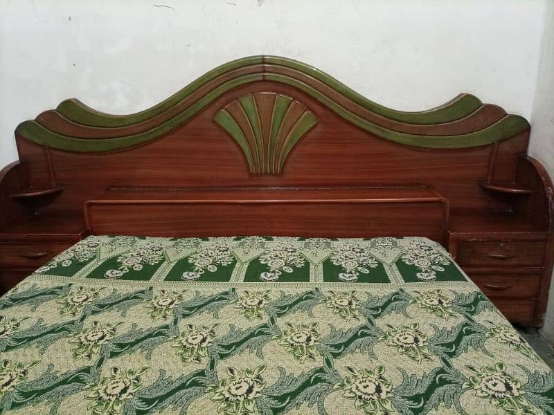 wooden bed set 5