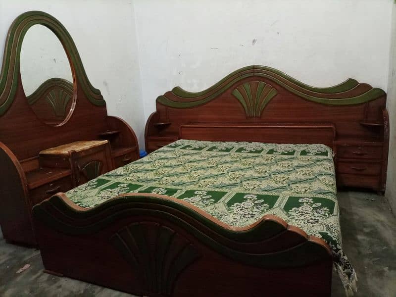 wooden bed set 7