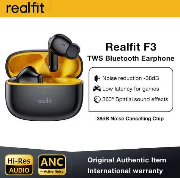 Realfit F3 ANC Active Noice Cancellation 0