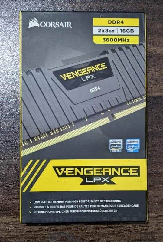 Corsair Vengeance LPX DDR4 Ram 8+8 16Gb 0