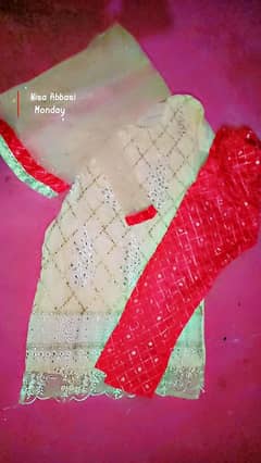 Party wear dress Kundan work medium size