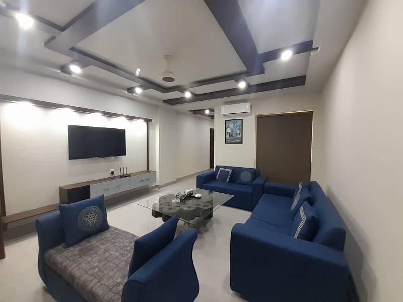 Fully furnished Lavish apartment available for Rent adjacent to dha phase 1. 0