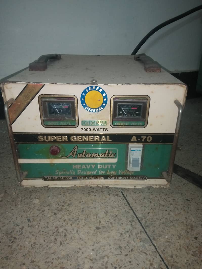 Super General Stabilizer 7000 watt 2