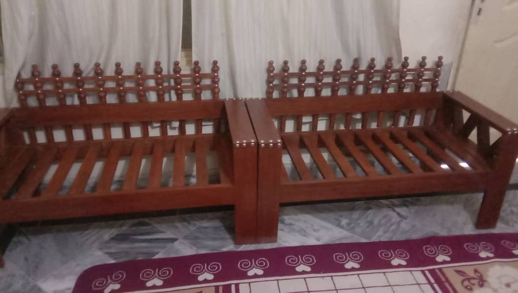 Wooden sofa for sale 15