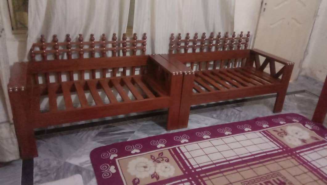 Wooden sofa for sale 16