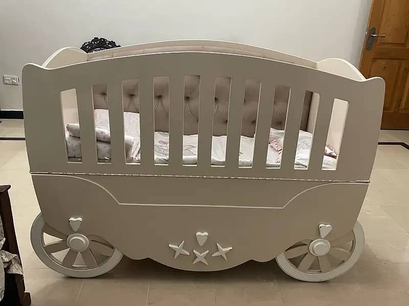 Wodden Baby Cot Islamabad|Baby Crib|Baby Bed|Baby Gear 5