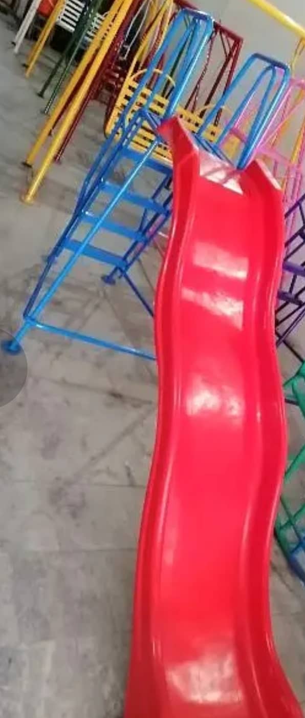 Kids beautiful iron and plastic slide 2