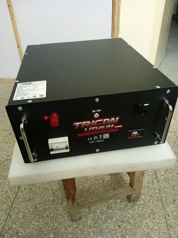 LITHIUM BATTERY AVAILABLE 24V-150AH AT LOW PRICE 0