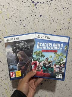 (DEAD ISLAND 2) ( ASSASINS CREED MIRAGE )  PS5