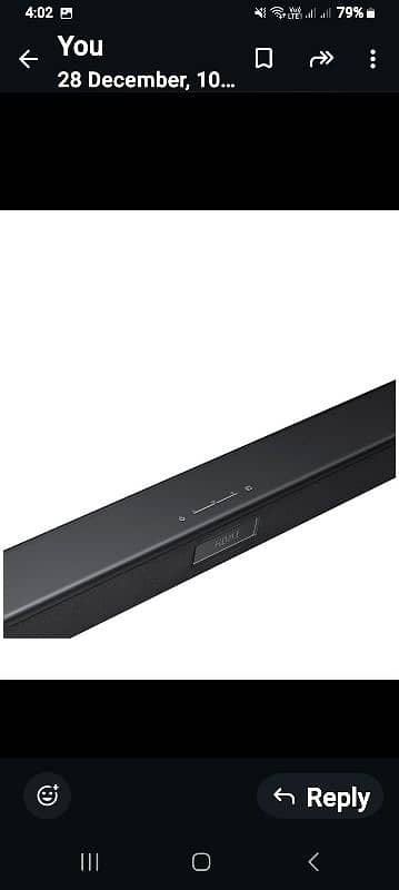 Samsung Subwoofar and Sound Bar 1