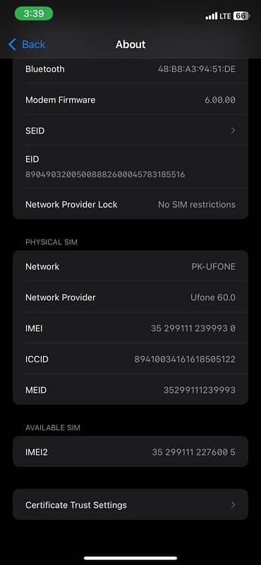 PTA condition 10/9.5 2