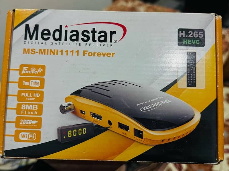 Mediastar MS-MINI1111 Forever H. 265 Digital Satellite Receiver 1