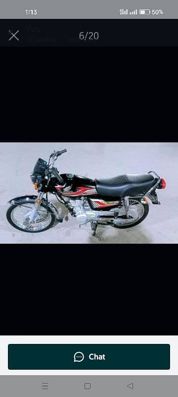 Honda 125 new condition 10/10 Karachi no 0