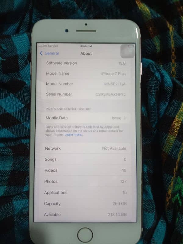 I phone 7plus 256gb with box 1