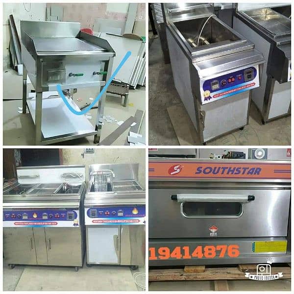 hot plate with grill / pizza oven 7