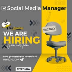 We are hiring Social media marketing manager / Social media manager