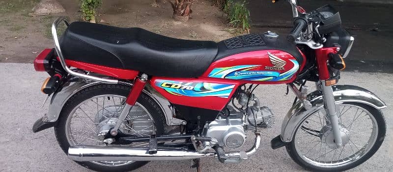 honda 70 CC for sale model 23/24 last month ki hai total genuine 0