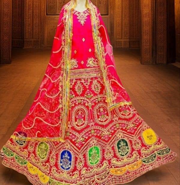 Full variety of lehengas gharara sharara kids and adults 3