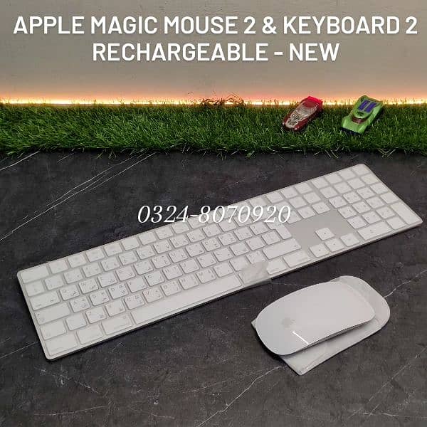 New Apple Magic Mouse 2 & Keyboard 2 Wireless MacBook iMac M2 M3 M4 3 9