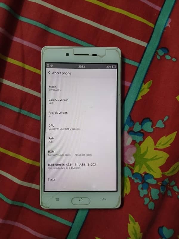 Oppo A33 2/16GB Ram For Sale 2