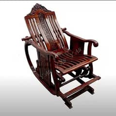 Ch1 chiniot Solid Sheesham wood chinioti rocking swing relaxing chair