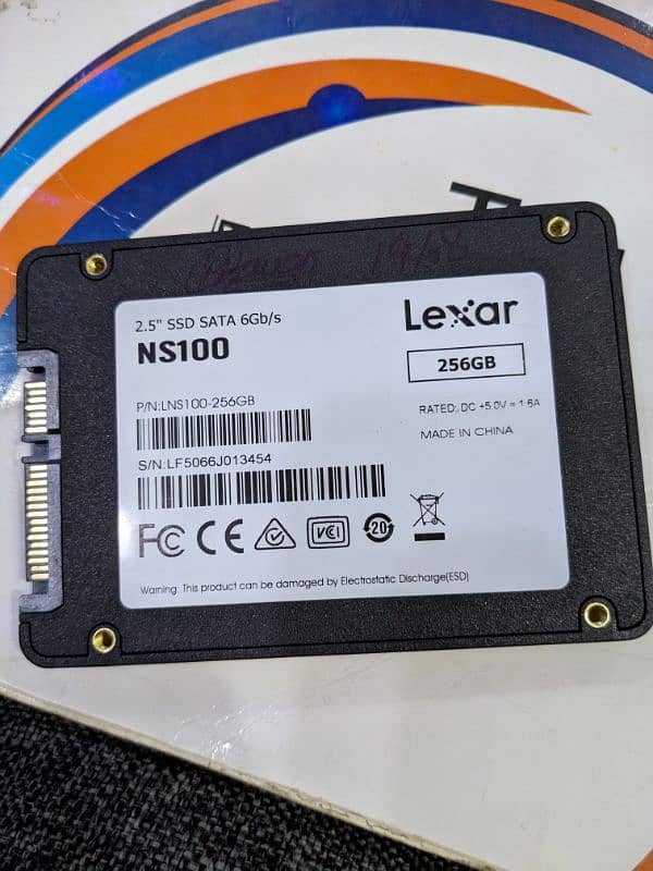 Lexar NS100 SATA SSD 256 GB 6GB/S SPEED 0