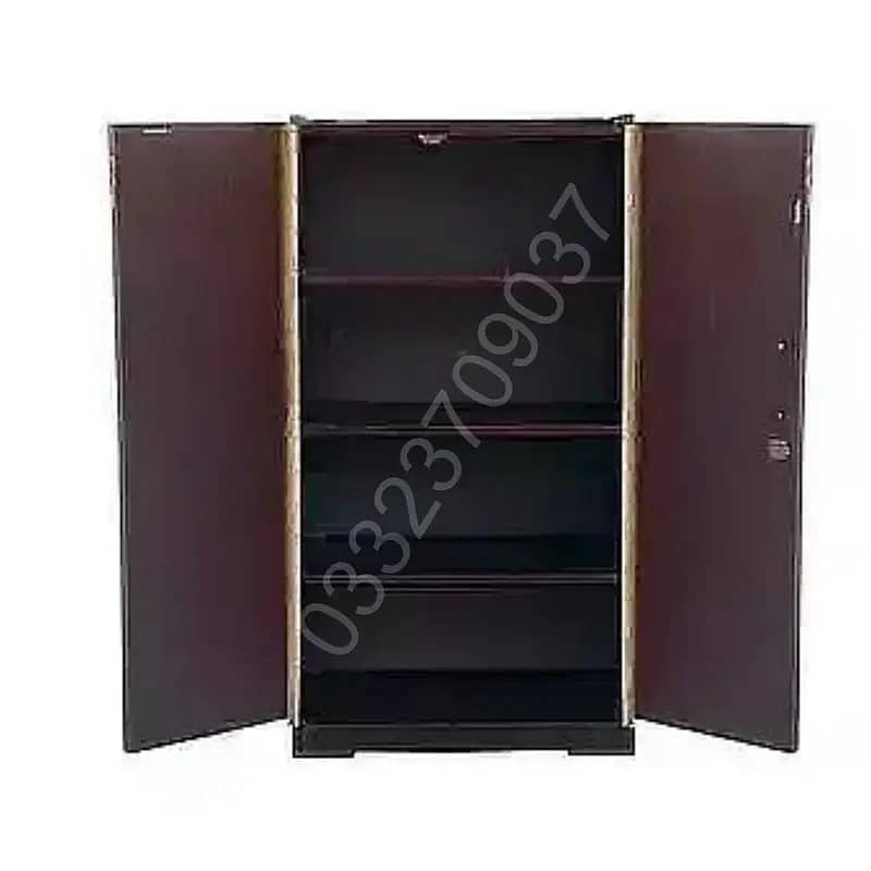 Wooden 2 Door 4x2 feet cupboard, shoe rack Book rack 1