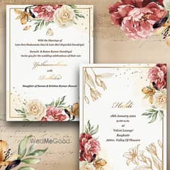 Wedding Card, Flowers Cards, Wedding Cards, Invitation Cards, read add