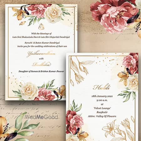 Wedding Card, Flowers Cards, Wedding Cards, Invitation Cards, read add 0