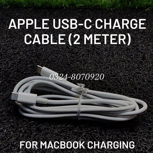 Original Apple C To C MacBook Charging Cable Mac IOS 87W 96W 140W  2 M 4