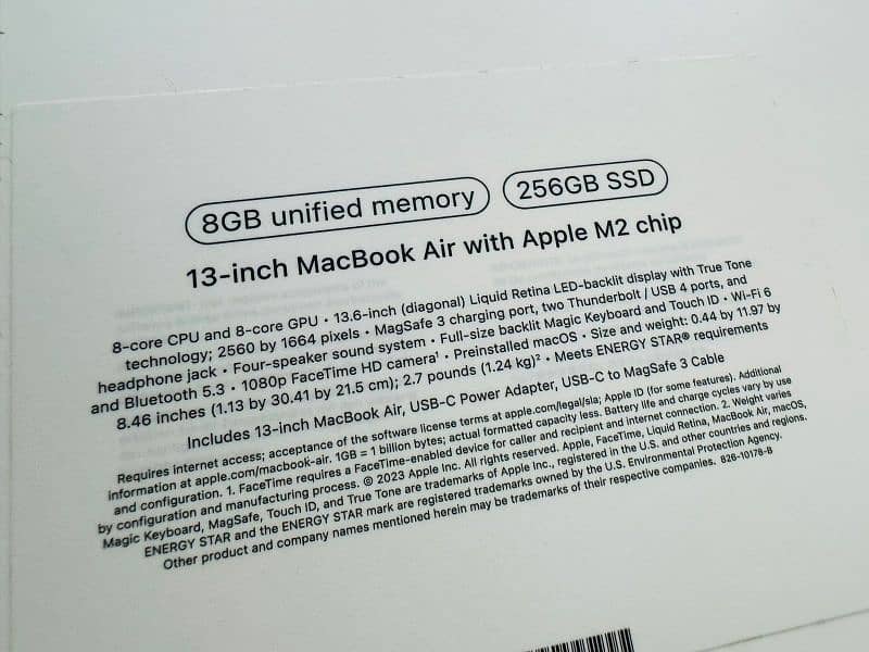 macbook air m2 2