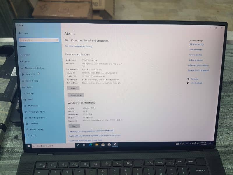 Dell precision 5540 i7 9th generation 2