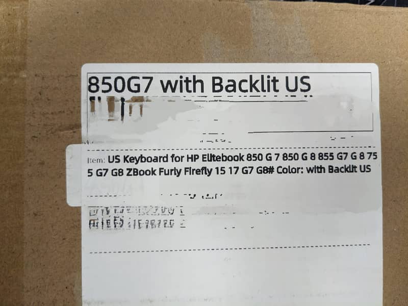 HP Elitebook 850 G7 Backlit US - Keyboard 4