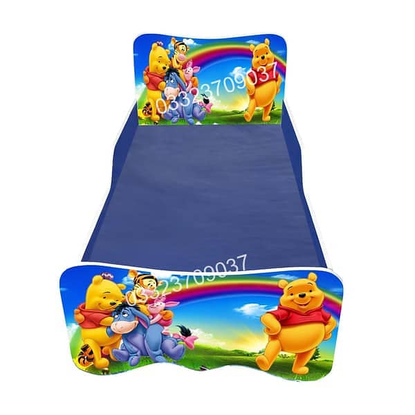 Wooden Bed for Kids in Different Design and Cartoons Themes 17