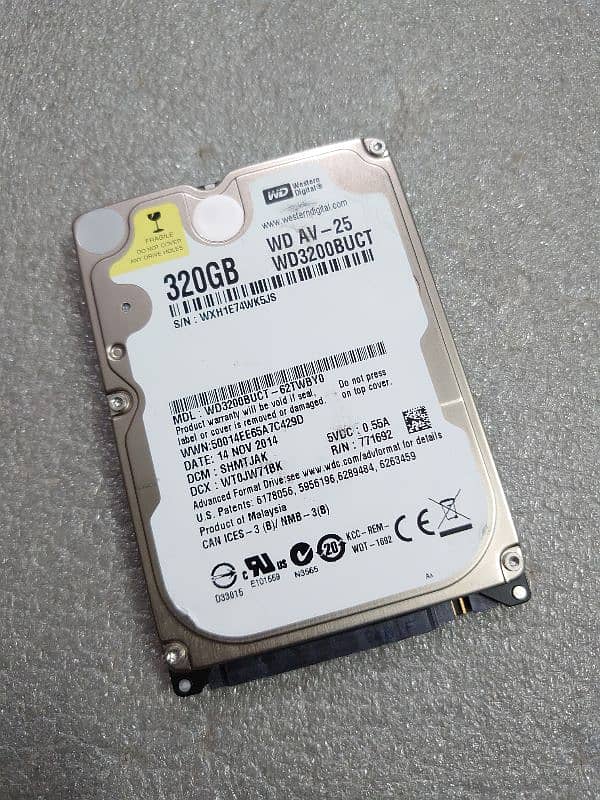 WD 320GB Laptop Harddisk 100% Health 2