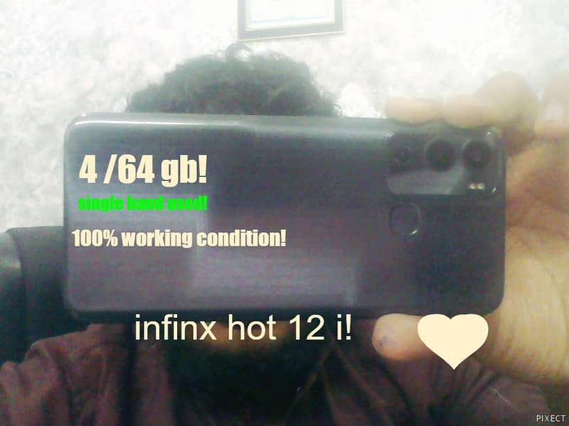 Infinx hot 12 i 4/64 GB BLACK COLOUR 1