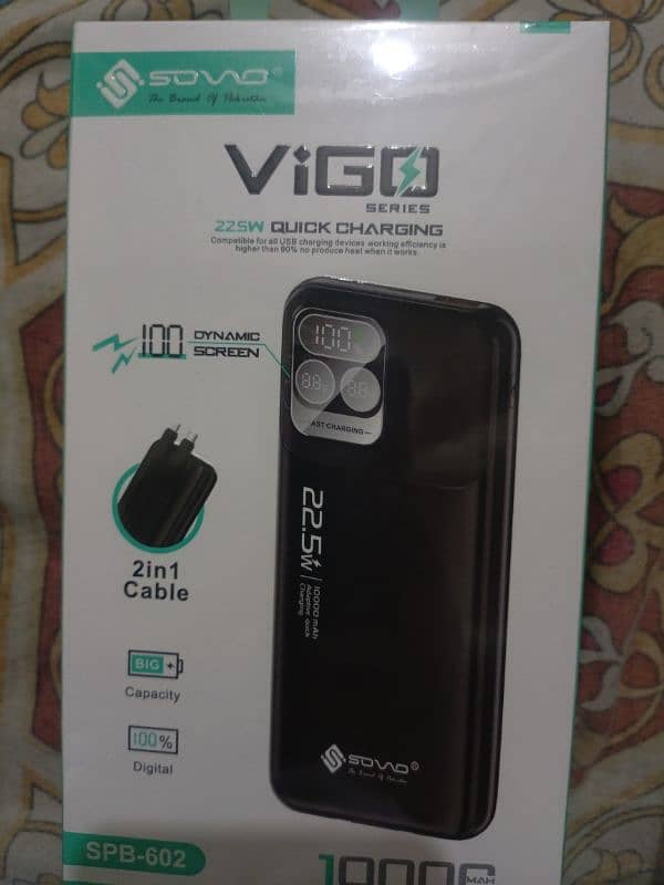 sovo model 602 10000mah power bank 0