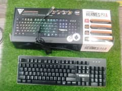 HERMES Gaming Keyboard Box Pack Stock