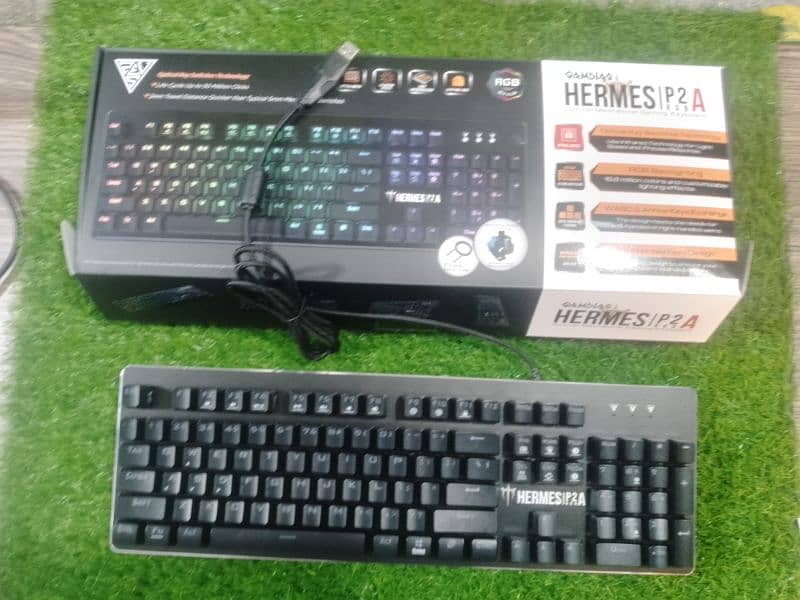 HERMES Gaming Keyboard Box Pack Stock 0