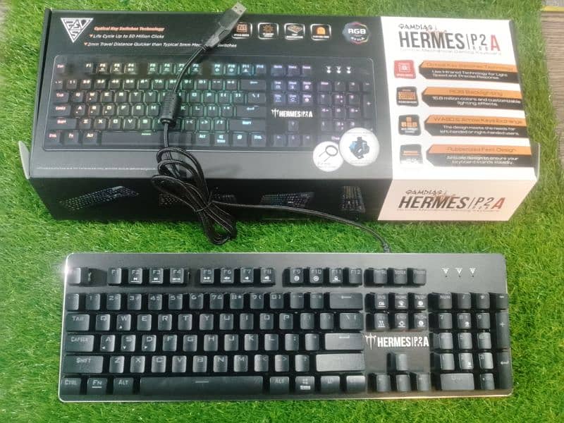 HERMES Gaming Keyboard Box Pack Stock 4