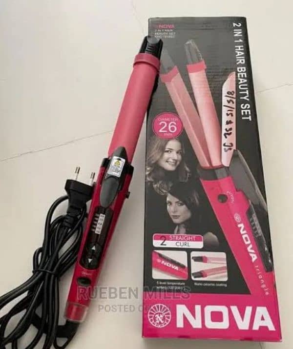 nova 2 in 1 hair straightener 1