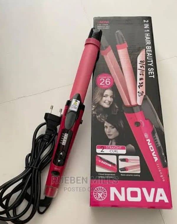 nova 2 in 1 hair straightener 2