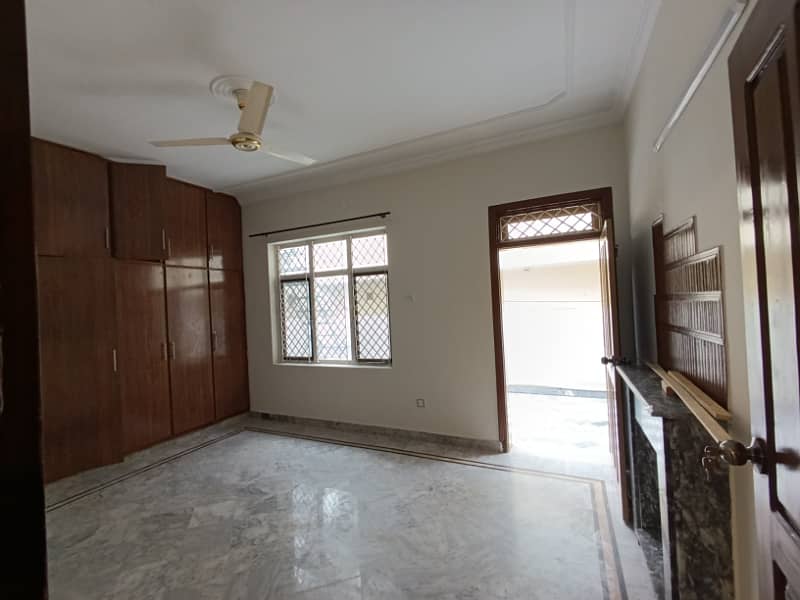 New Ground Portion is available for rent in i-8 Islamabad. 9